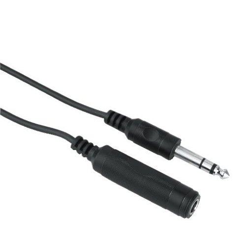 Heimkinosysteme: Hama Audio-Kabel 6,3-mm-Klinken-Stecker/Kupplung Stereo, 5 m