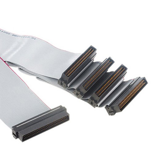 Heimkinosysteme: Hama SCSI-III-Kabel HP 68-pol.-D-Stecker - vier HP 68-pol.-D-St., 0,85 m