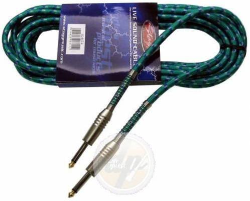 Festplatten: STAGG Tweed Klinkenkabel 6m, gr�n