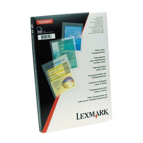 Lautsprecher: Lexmark 0012A5941 Klarsichtfolien A4