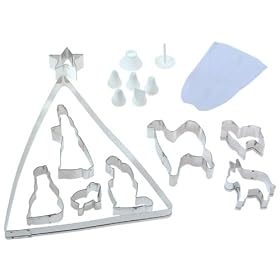 Fox Run Eighteen Piece Nativity Cookie Cutter Bake Set by Fox Run