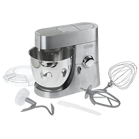 DeLonghi DSM7 Esclusivo 7-Quart Stand Mixer, Brushed Aluminum by DeLonghi