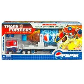 Transformers Movie Action Figure - Pepsi Convoy Trailer Optimus Prime BotCon 2007 Transformers Movie Action Figure - Pepsi Convoy Trailer Optimus Prime BotCon 2007