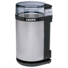 Krups Coffee and Spice Mill Grinder, Brushed Stainless Steel by Coffee Grinders