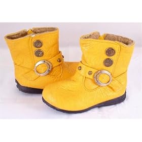Yellow Toddler Boots