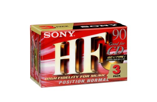 Festplatten: Sony C-90 HF Audiokassetten (90min) 3er Pack