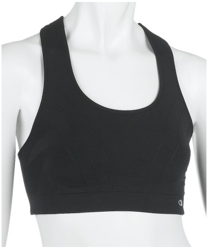 Champion Women's Double Dry Seamless Shiny Sports Bra