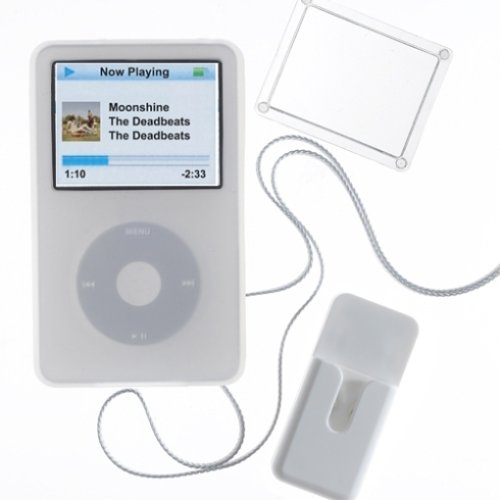 Projektoren: PodGear Jumpsuit Plus Silikon-Skin f�r 30 GB iPod G 5 weiss