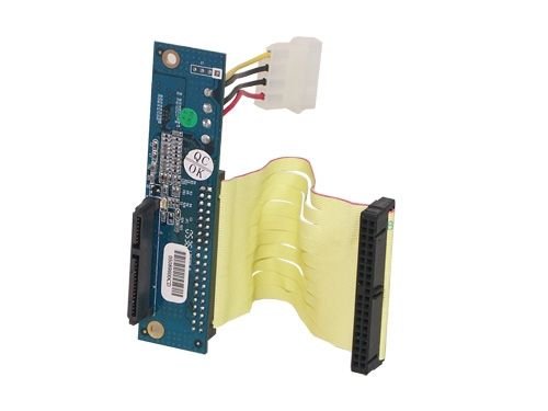 Elektronik und Foto: Adapterplatine IDE auf S-ATA