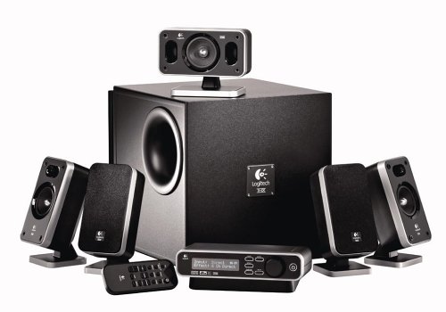 Lautsprecher: Logitech Z-5400 5.1 Speaker THX 310 W RMS PC-Lautsprecher-System