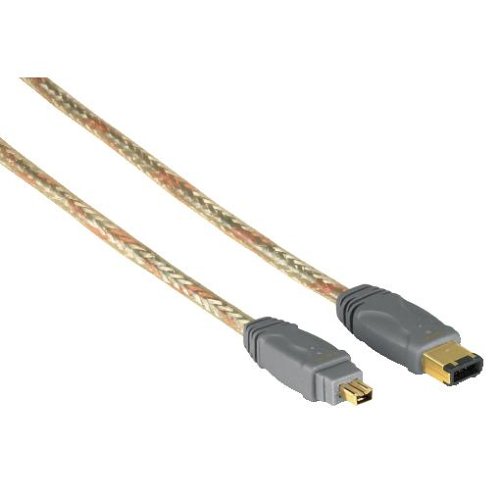 Heimkinosysteme: Hama 6-pol. - 4-pol.-IEEE 1394-FireWire-/i-Link-Verbindungskabel, 2,0 m