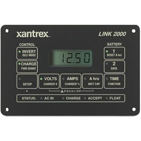 Xantrex Link 2000 Remote and Dual Bank Monitor XTX84200006 by 
