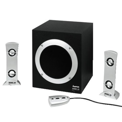 Heimkinosysteme: Hama 2.1 Subwoofer System "Sonic25"