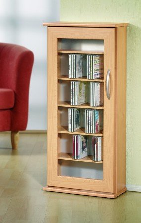 Verstaerker Und Receiver: VCM Capello CD-Vitrine eiche