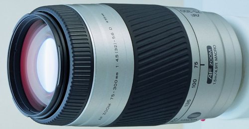 Kompaktanlagen: Konica-Minolta 75 - 300 / 4,5 - 5,6 Objektiv