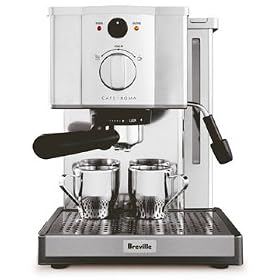 Breville Cafe Roma Espresso and Cappuccino Maker - Stainless Steel by Espresso Machines
