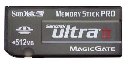 MP3 Player: Memory Stick 512 MB PRO Ultra II