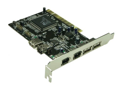 Digitalkameras: DeLock� USB2.0 + FireWire PCI Karte, 4+2 Port