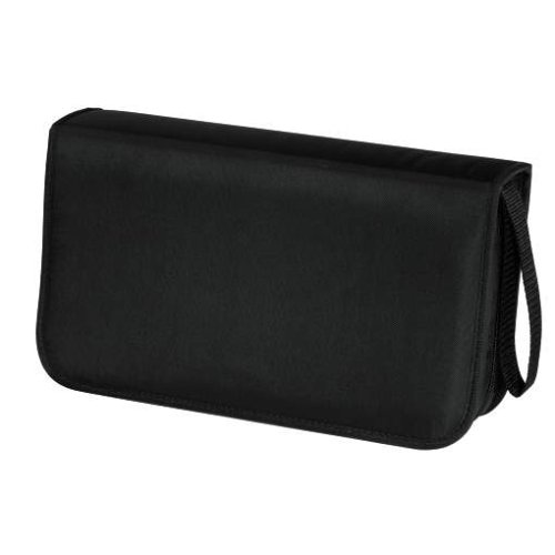 Drucker: Easy Line CD-/ DVD-Wallet 80 und CD-Beschriftungsstift, Nylon, Schwarz
