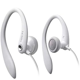 Philips SHS3201/37 Flexible Earhook w/ Bud -White