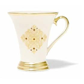 Lenox Eternal Gold Banded Ivory China Accent Mug by Lenox