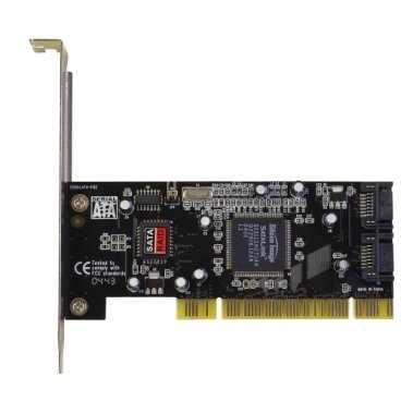 Navigationssysteme: I/O Controller Karte PCI, 2x SATA intern, Raid 0/1, Retail