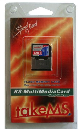 Speicherkarten: Reduced-Size-Multimedia-Card Dual Voltage 128MB takeMS Retail