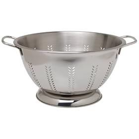 Amco 6-Quart Stainless-Steel Colander by Amco