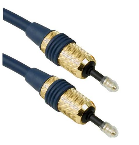 Festplatten: Sehr hochwertiges Glasfaserkabel 1,00 Meter, 3,5mm Stereo Klinke auf 3,5mm Stereo Klinke