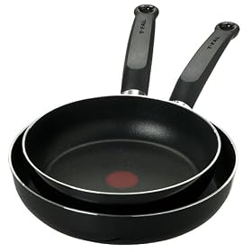 T-Fal Encore Enamel Saute Pan 2-pc. Set - Black by T-Fal