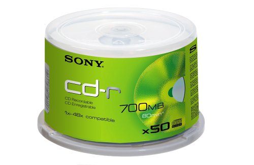 Festplatten: Sony 50er Spindel CD-Q80 48x 700MB CD-Rohlinge (80 Min)