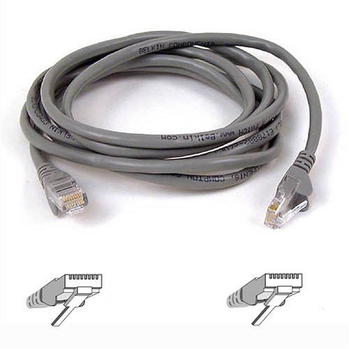 Kamerazubeh&ouml;r: Belkin A3L791B01M-M Patchkabel Kat5e UTP grau 1.0 m