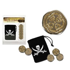 PIRATE COIN AND POUCH SET PIRATE COIN AND POUCH SET