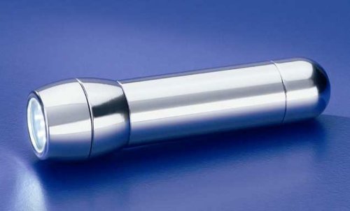 Navigationssysteme: IVT Alu-LED-Leuchte 7x mit Chrom-Reflektor PL-866-7L f�r 3x Mikro AAA Batterien