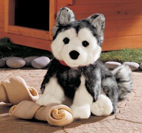 Gund plush toy Siberian Husky