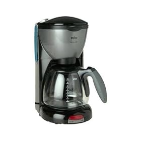 Braun BR-KF550BK AromaDeluxe 10 cup coffee maker, Black. by Braun