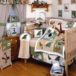 Kidsline Zanzibar 6 Piece Crib Bedding Set Kidsline Zanzibar 6 Piece Crib Bedding Set