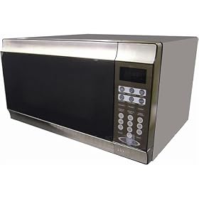 Emerson 0.7 cu. ft. 700-Watt Microwave - Stainless Steel/ Black by Microwave Ovens