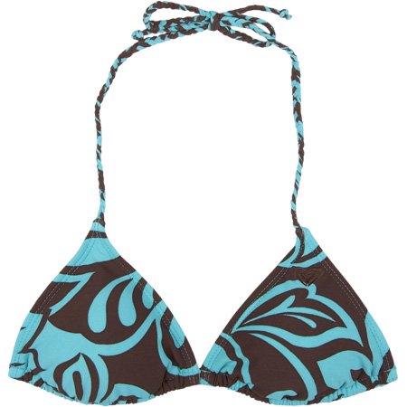 ROXY Wild Flower Womens Swimsuit Top - Teal Blue