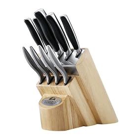 Chicago Cutlery 10-pc. Block Set - Onyx by Chicago Cutlery