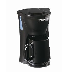 Toastess TFC-326 Space Saving 1-Cup Coffee Maker, Black by BDI Distributors Inc.