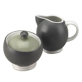 Pfaltzgraff Sphere Sugar and Creamer Set by Pfaltzgraff