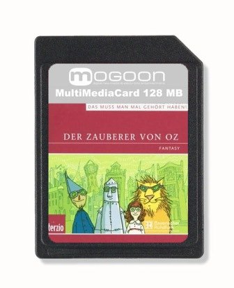 MP3 Player: Mogoon "Der Zauberer von OZ" MultiMediaCard 128 MB