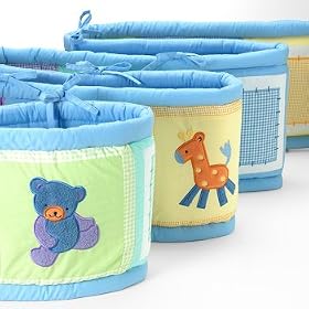 Safari Crib Bumper Pad