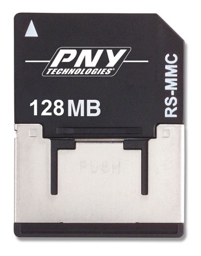 Projektoren: PNY Reduced Size MultiMedia (RS-MMC) Card 128MB Speicherkarte