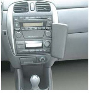 Lautsprecher: Lederkonsole f�r Mazda Premacy, Bj. 99-, schwarz, Echtleder