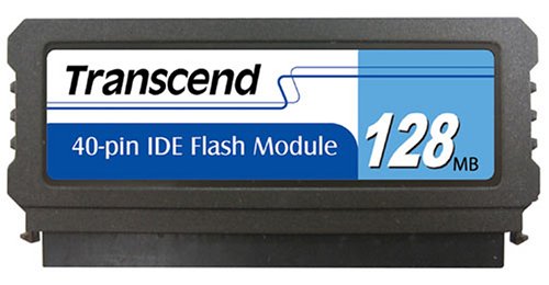 TV Geraete: Transcend 128MB IDE Flash Module - Transcend IDE Flashmodule 40-Pin VERTICAL -  Arbeitsspeicher
