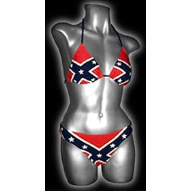 Confederate Flag Bikini Rebel Bathing Suit Swimsuit
