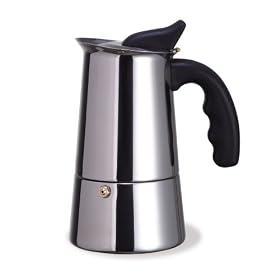 Primula 18 10 Stainless Steel 4-Cup Stovetop Espresso Coffee Maker by Antony Worrall Thompson by Breville