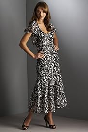 Per Una Monochrome Printed Bolero Dress Per Una Monochrome Printed Bolero Dress